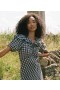 DÔEN Dresses | Women Gwyneira Dress Navy Countryside Plaid