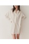 DÔEN Dresses | Women Jora Linen Dress Salt