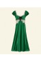 DÔEN Dresses | Women Veda Dress Emerald Ivy