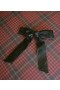 DÔEN Hair Accessories | Women Lala Bow Barette Black Velvet