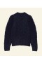 DÔEN Knitwear | Women Channel Cardigan Navy