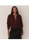 DÔEN Knitwear | Women Petra Cardigan Bordeaux