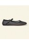 DÔEN Shoes | Women Mary Jane Slipper Black Mesh Dot