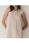 DÔEN Sleep & Loungewear | Women Candelilla Nightgown Salt