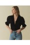 DÔEN Tops | Women Henri Top Black Eyelet