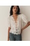 DÔEN Tops | Women Idella Top Salt