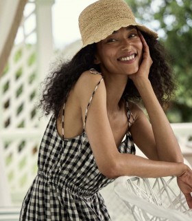 DÔEN Belts, Hats & Gloves | Women Ballou Hat Natural Raffia