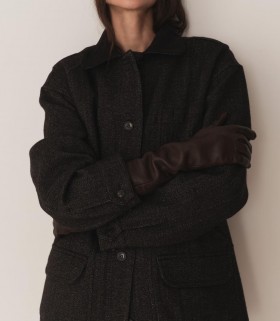 DÔEN Belts, Hats & Gloves | Women Stine Gloves Espresso Leather