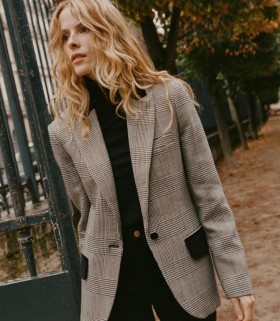 DÔEN Coats & Jackets | Women Casper Blazer Wainwright Houndstooth Check