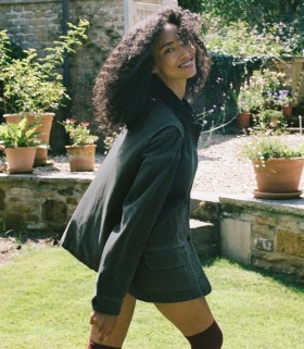 DÔEN Coats & Jackets | Women Pascual Barn Jacket Dark Olive