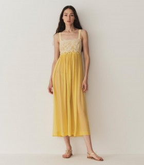 DÔEN Dresses | Women Analia Dress Dandelion Yellow