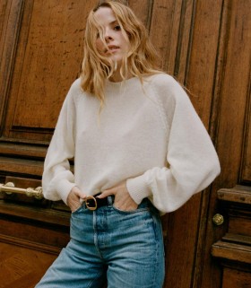 DÔEN Knitwear | Women Marsena Sweater Ivory