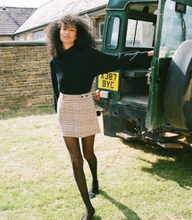 DÔEN Skirts | Women Chieri Skirt Sommerville Check