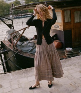 DÔEN Skirts | Women Sebastiane Skirt Bridget Check