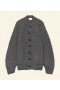  DÔEN Malhas | Cardigan Caldwell Feminino Cinza Escuro
