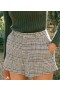  Calças e shorts DÔEN | Short feminino Kelley Sommerville Check