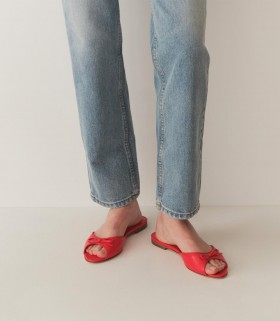 DÔEN Sapatos | Mulher Rapallo Slide Fuego Nappa