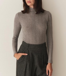  Camisetas DÔEN | Camiseta Nessa Feminina Cinza Mesclado