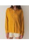  DÔEN Tops | Top in lino Hava da donna, colore girasole