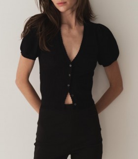 Maglieria DÔEN | Cardigan Ambrose da donna nero