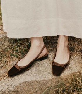  DÔEN Shoes | Donna Cossima Slingback Hickory Velvet