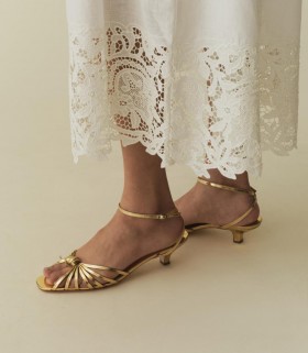  Scarpe DÔEN | Donna Hepburn Heel Oro