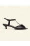  DÔEN Sko | Dame Maisie T-Strap Black Box Calf
