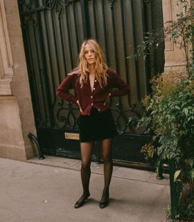 DÔN Strikkevarer | Dame Petra Cardigan Bordeaux