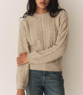  DÔEN Knitwear | Damski sweter Langley Earl Grey