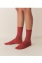  DÔEN Čarape i tajice | Ženske COLLÉGIEN Glitter Crew Sock Rouge Carmin