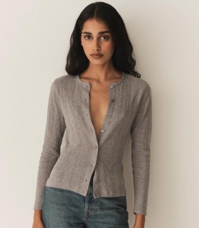  DÔEN Majice | Ženska Amelie majica Heather Grey