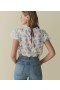  DÔEN Tops | Kadın Yvie Top Bleu Frolicking Floral