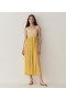  Vestidos DÔEN | Vestido Analia para mujer, color amarillo diente de león
