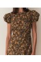  Vestidos DÔEN | Vestido Rhodia para mujer, estampado floral Narciso Noir