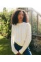  DÔEN Knitwear | Suéter de cachemira Cartwright para mujer color marfil
