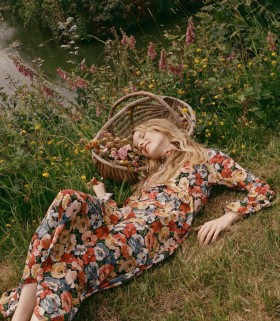  DÔEN Kjoler | Dame Musetta Kjole Poppy Meadow