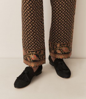  DÔEN Sko | Dame Arlow Loafer Sort Ruskind