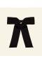  DÔEN Haaraccessoires | Dames Lala Bow Barrette Zwart Grosgrain