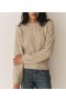  DÔEN Knitwear | Dames Langley Trui Earl Grey