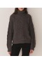 DÔEN Knitwear | Dames Leighton Trui Donkergrijs