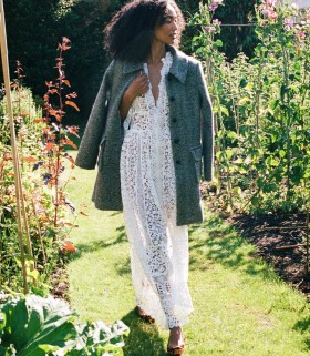 DÔEN Jassen & Jacks | Dames Bonnaire Jas Herringbone