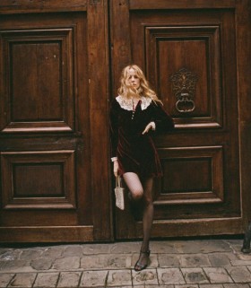  DÔEN Jurken | Vrouwen Lisbeth Jurk Vino Rosso