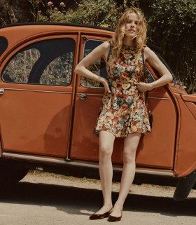 DÔEN Jurken | Dames Messina Jurk Poppy Meadow