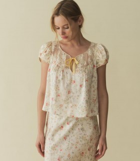  DÔEN Tops | Dames Camri Top Flowering Meadow