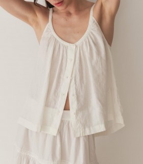  DÔEN Tops | Women Nalina Linen Top Salt