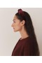 Accessoires cheveux DÔEN | Bandeau noué Blanche pour femme en velours bordeaux