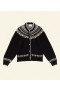  DÔEN Tricots | Clarke Cardigan Olympia Black Fairisle Femme