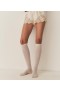 DÔEN Chaussettes & Collants | Chaussettes Hautes Collégien Pointelle Femme Doux Agneaux