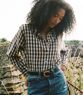  DÔEN Tops | Haut Remis Femme L'école Check