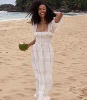  DÔEN Kleider | Damen Izabal Kleid Salt